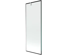 Vonios sienelė Mexen Next I, Chrome/Juodas frame, 70 x 150 cm