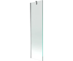 Vonios sienelė Mexen Next I, Chrome/Transparent, 50 x 150 cm