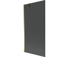 Vonios sienelė Mexen Next I, Gold/grafito stiklas, 90 x 150 cm