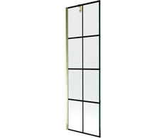 Vonios sienelė Mexen Next I, Gold/juodas raštas, 60 x 150 cm