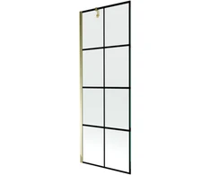 Vonios sienelė Mexen Next I, Gold/juodas raštas, 70 x 150 cm