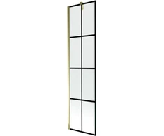 Vonios sienelė Mexen Next I, Gold/juodas raštas, 50 x 150 cm