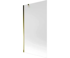 Vonios sienelė Mexen Next I, Gold/matinis stiklas, 100 x 150 cm