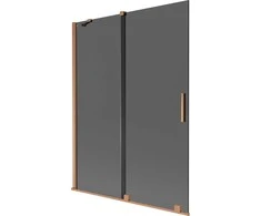 Vonios sienelė Mexen Velar, 130 x 150 cm, Brushed copper/Graphite