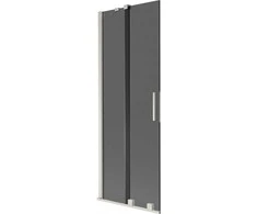 Vonios sienelė Mexen Velar, 70 x 150 cm, Brushed nickel/Graphite