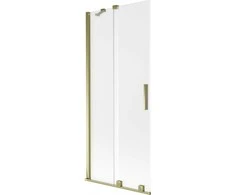 Vonios sienelė Mexen Velar, 85 x 150 cm, Gold/matinis stiklas