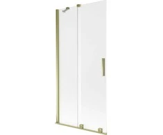 Vonios sienelė Mexen Velar, 90 x 150 cm, Gold/matinis stiklas