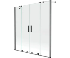 Vonios sienelė Mexen Velar Duo II, Brushed gun pilka, 160 x 150 cm