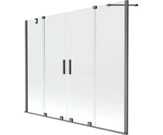 Vonios sienelė Mexen Velar Duo II, Brushed gun pilka, 170 x 150 cm