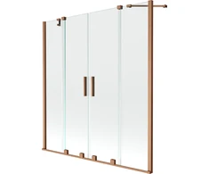 Vonios sienelė Mexen Velar Duo II, Brushed copper, 160 x 150 cm