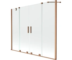 Vonios sienelė Mexen Velar Duo II, Brushed copper, 180 x 150 cm