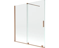 Vonios sienelė Mexen Velar II, Brushed copper, 150 x 150 cm