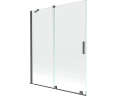 Vonios sienelė Mexen Velar II, Brushed gun pilka, 140 x 150 cm