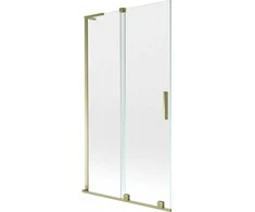 Vonios sienelė Mexen Velar L, 100 x 150 cm, Gold/Transparent
