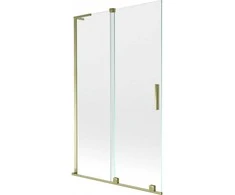 Vonios sienelė Mexen Velar L, 110 x 150 cm, Gold/Transparent