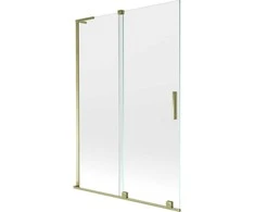 Vonios sienelė Mexen Velar L, 120 x 150 cm, Gold/Transparent