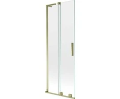 Vonios sienelė Mexen Velar L, 75 x 150 cm, Gold/Transparent