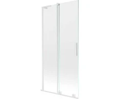 Vonios sienelė Mexen Velar L, 95 x 150 cm, Baltas/Transparent