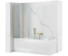 Vonios sienelė Rea Agat-2, 100 cm, Brushed Gold