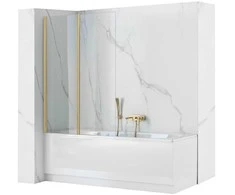 Vonios sienelė Rea Agat-2, 80 cm, Brushed Gold
