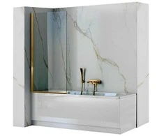 Vonios sienelė Rea Elegant, 80 cm, Gold