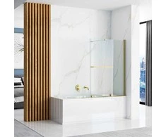 Vonios sienelė Rea Fabian, 100 cm, Brushed Gold