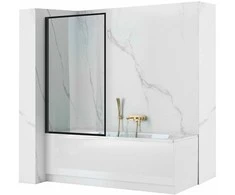 Vonios sienelė Rea Lagos Fix, 70 cm, Juodas