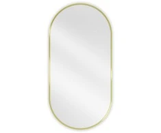 Vonios veidrodis Mexen Loft Oval, 100 x 50 cm, Gold