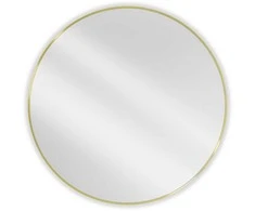 Vonios veidrodis Mexen Loft Round, 100 cm, Gold