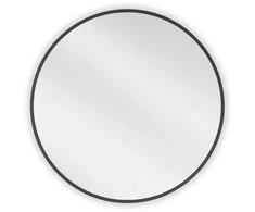 Vonios veidrodis Mexen Loft Round, 60 cm, Juodas