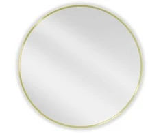 Vonios veidrodis Mexen Loft Round, 80 cm, Gold