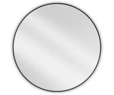Vonios veidrodis Mexen Loft Round, 95 cm, Juodas