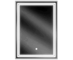 Vonios veidrodis Mexen Taco su LED apšvietimu ir šildymo kilimėliu, 50 x 70 cm