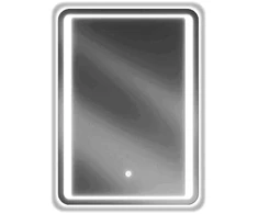 Vonios veidrodis Mexen Zusa su LED apšvietimu ir šildymo kilimėliu, 50 x 70 cm