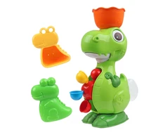 Vonios žaislų rinkinys "Dinozauras", 8 d.