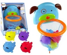 Vonios žaislų rinkinys Mini Krepšinis - Šuo