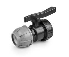 Vožtuvas Bradas PE vamzdžiams 25mm / 3/4" vid.sr., PN10