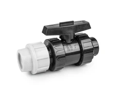 Vožtuvas Bradas PE vamzdžiams 40mm/5/4" vid.sr., PN16