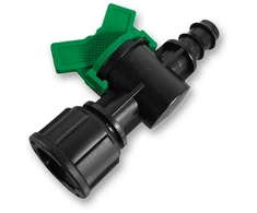 Vožtuvas su 3/4" vid.sr. / 20mm žarnai Bradas