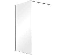 Walk-In dušo sienelė Besco Aveo Chrome, 130 x 195 cm