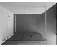Walk-in dušo sienelė Mexen Kioto, Baltas/juodas raštas, 90 x 200 cm