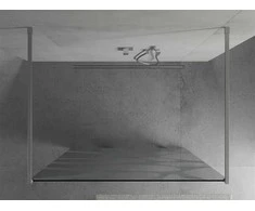 Walk-in dušo sienelė Mexen Kioto, Chrome/Baltas pattern, 140 x 200 cm