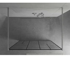 Walk-in dušo sienelė Mexen Kioto, Chrome/Juodas pattern, 130 x 200 cm