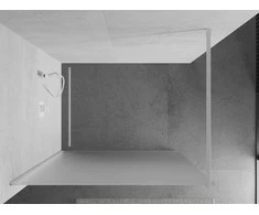 Walk-in dušo sienelė Mexen Kioto, matinė, Baltas, 90 x 200 cm