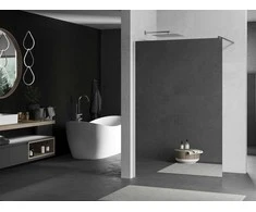 Walk-in dušo sienelė Mexen Kioto, veidrodinė, Chrome, 90 x 200 cm