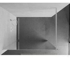 Walk-in dušo sienelė Mexen Kioto, veidrodinė, Baltas, 110 x 200 cm