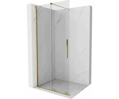 Walk-in dušo sienelė Mexen Velar, Gold, 90 x 200 cm