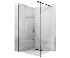 Walk-in dušo sienelė Rea Aero, Juodas Mat, 110 cm