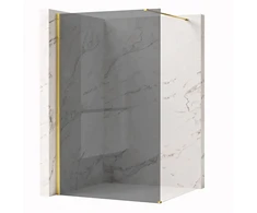 Walk-In dušo sienelė Rea Flexi, Pilkas / Gold, 130 cm