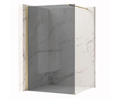 Walk-In dušo sienelė Rea Flexi, Pilkas / Brushed Gold, 90 cm